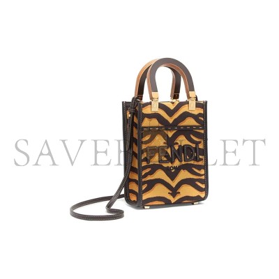FENDI MINI SUNSHINE SHOPPER TOTE 8BS051AJ7PF1GEU (18*14*5.5cm)